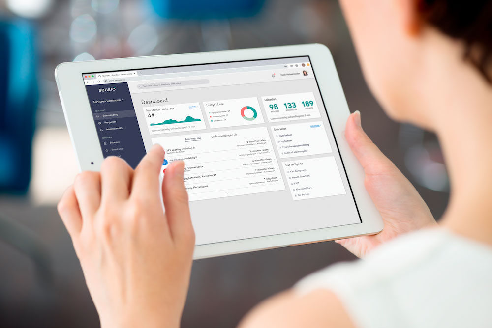 ipad-sensio-omsorgsplattform-välfärdsteknik